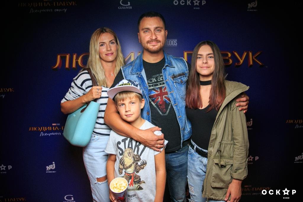 Олег Собчук с семьей