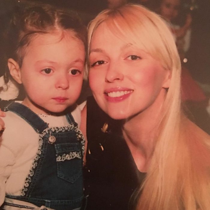 Полякова с дочерью