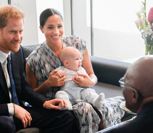 Меган и Гарри с сыном Арчи