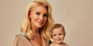 Миша Романова с сыном