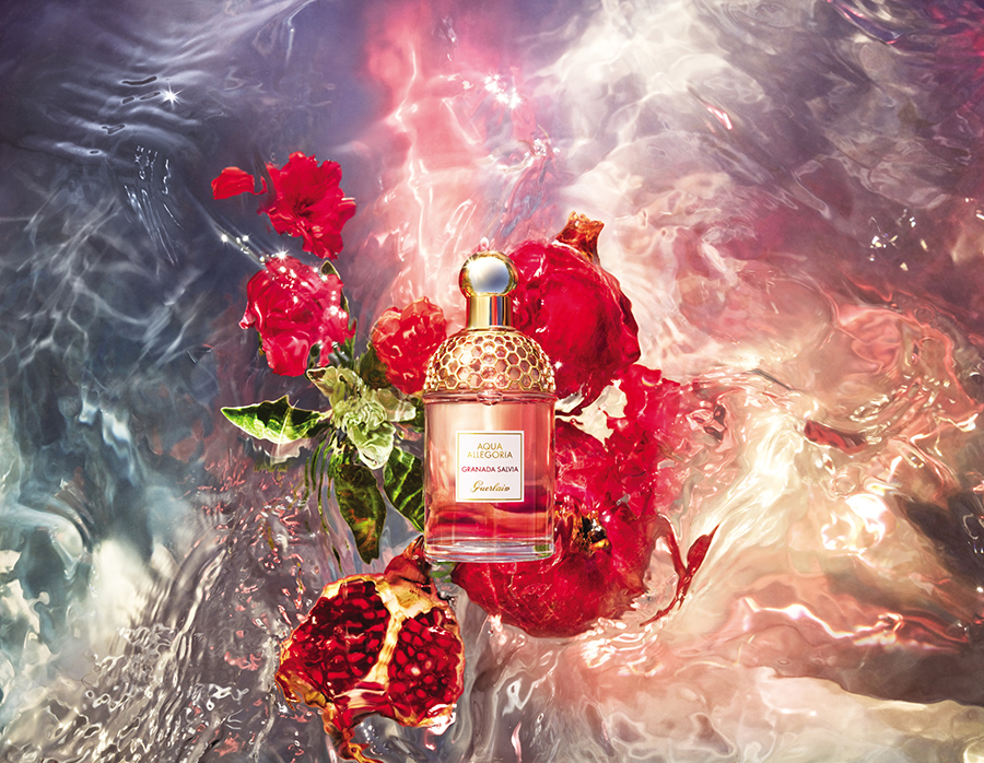 аромат парфюм духи свежий на лето Aqua Allegoria Granada Salvia Guerlain гранат фрукты роза