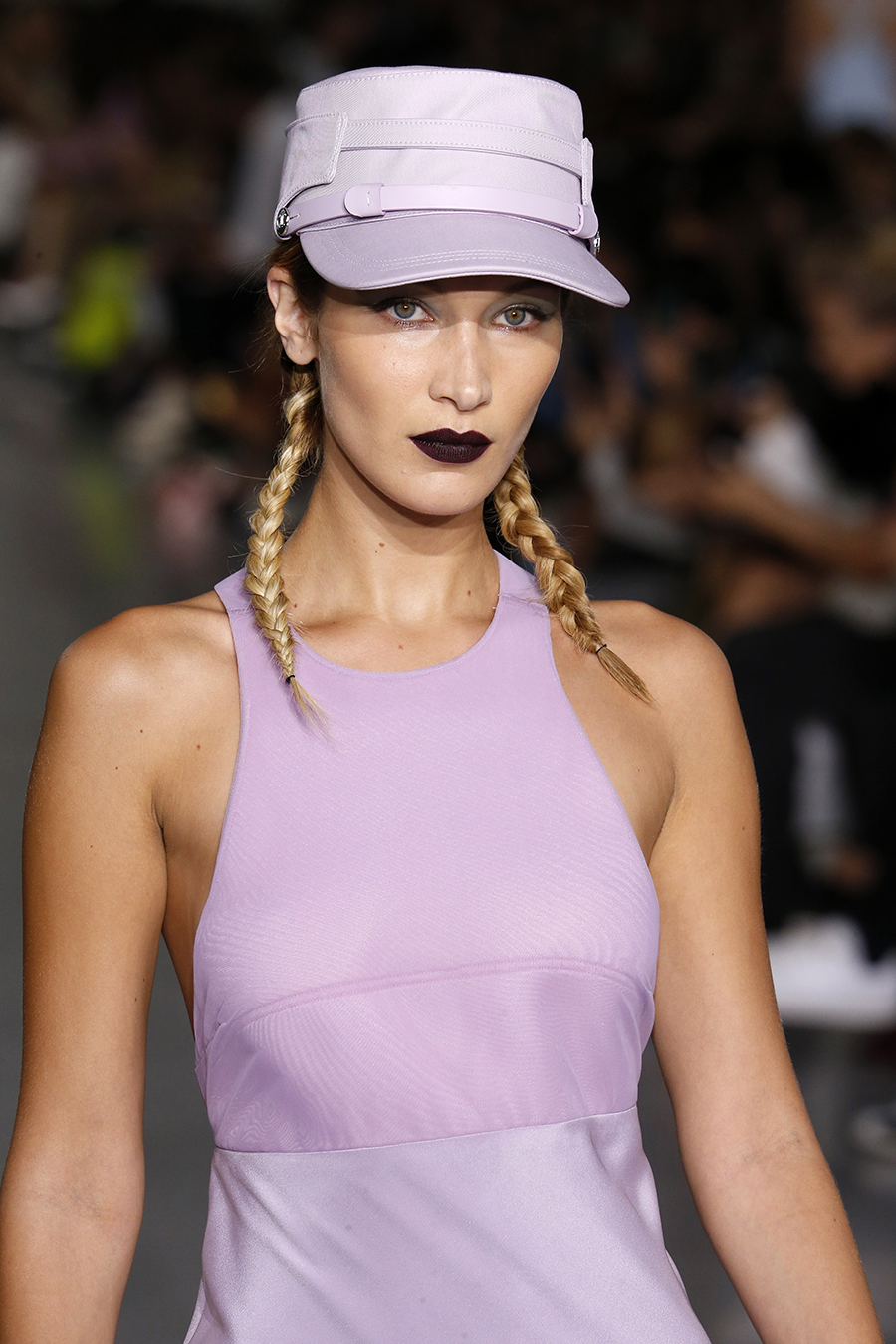 модная кепка фуражка светлая лиловая сиреневая лето 2020