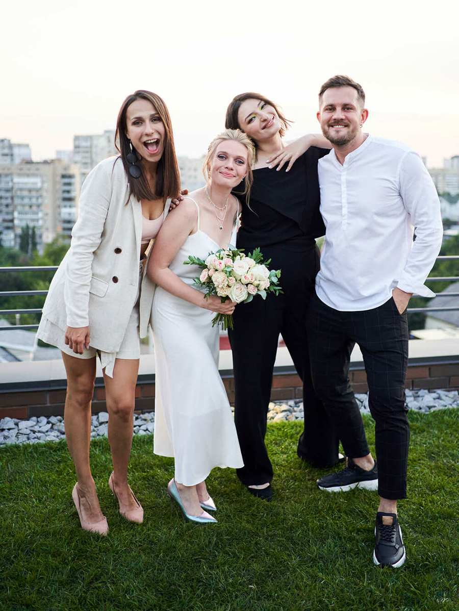 женский квартал алина гордиенко вышла замуж свадьба необычная оригинаная свадебное платье