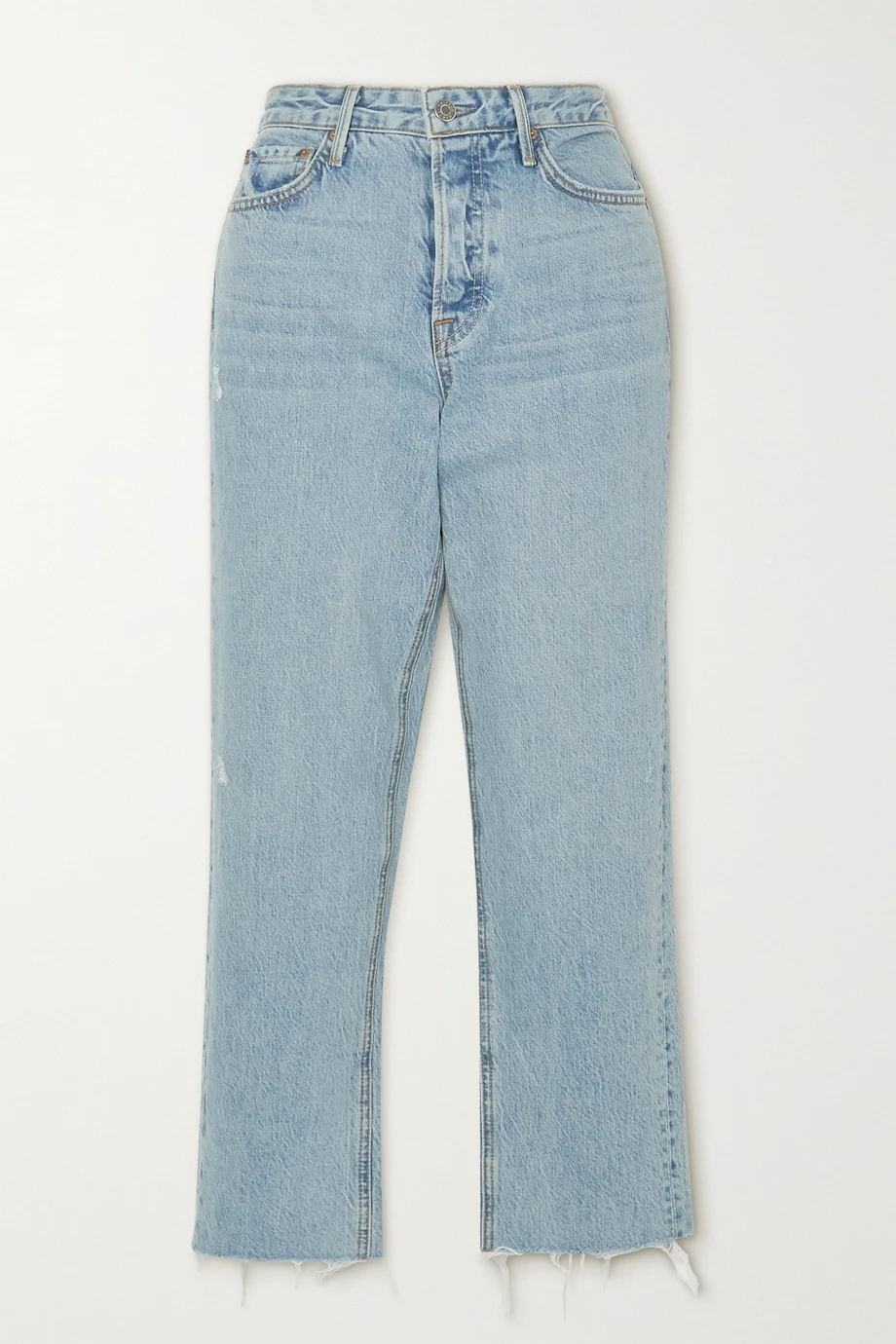 модные джинсы осень 2020 прямые голубые