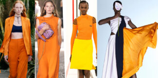 оранжевый тренд 2021 весна лето мода как носить с чем сочетать