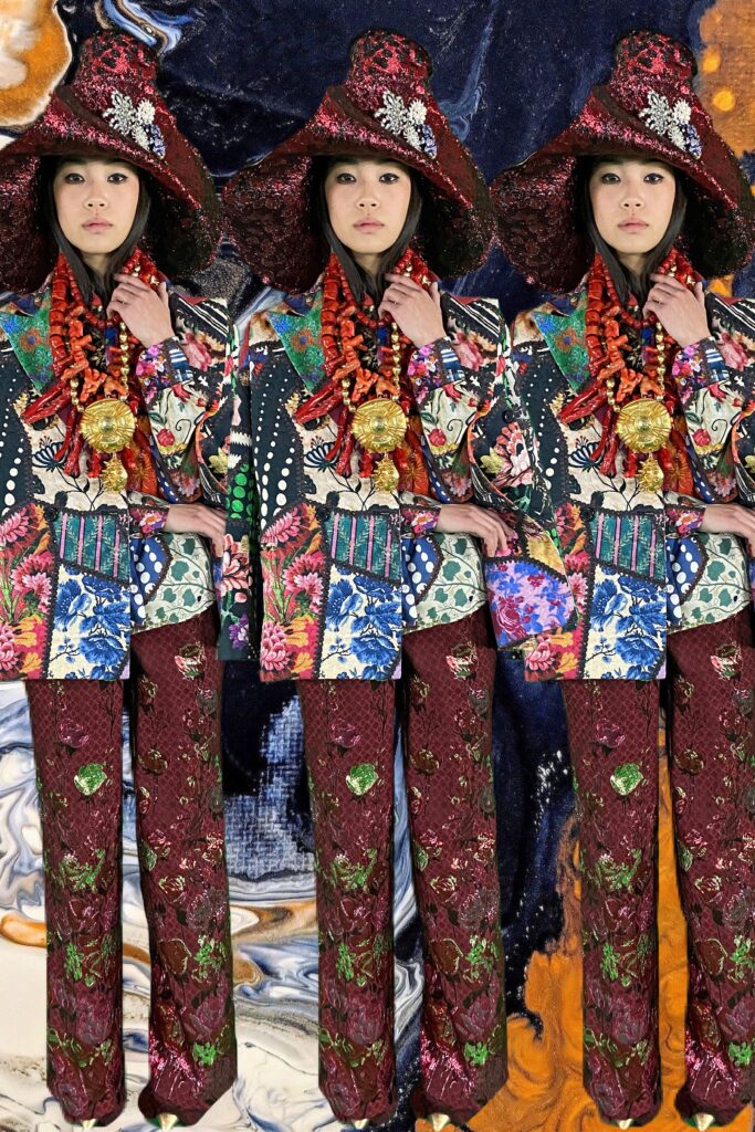 жакет пиджак модный осень 2021 тренд принты цветы гобелен звериный
