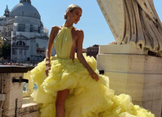 леони ханне платье украинский брендвечернее венецианский кинофестиваль