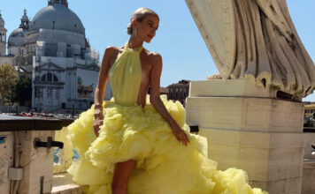 леони ханне платье украинский брендвечернее венецианский кинофестиваль