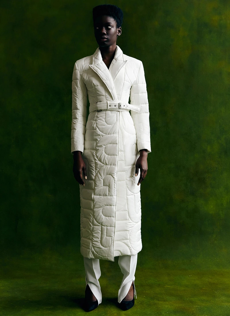 модный пуховик зима 2021 2022 пуховик пальто белый