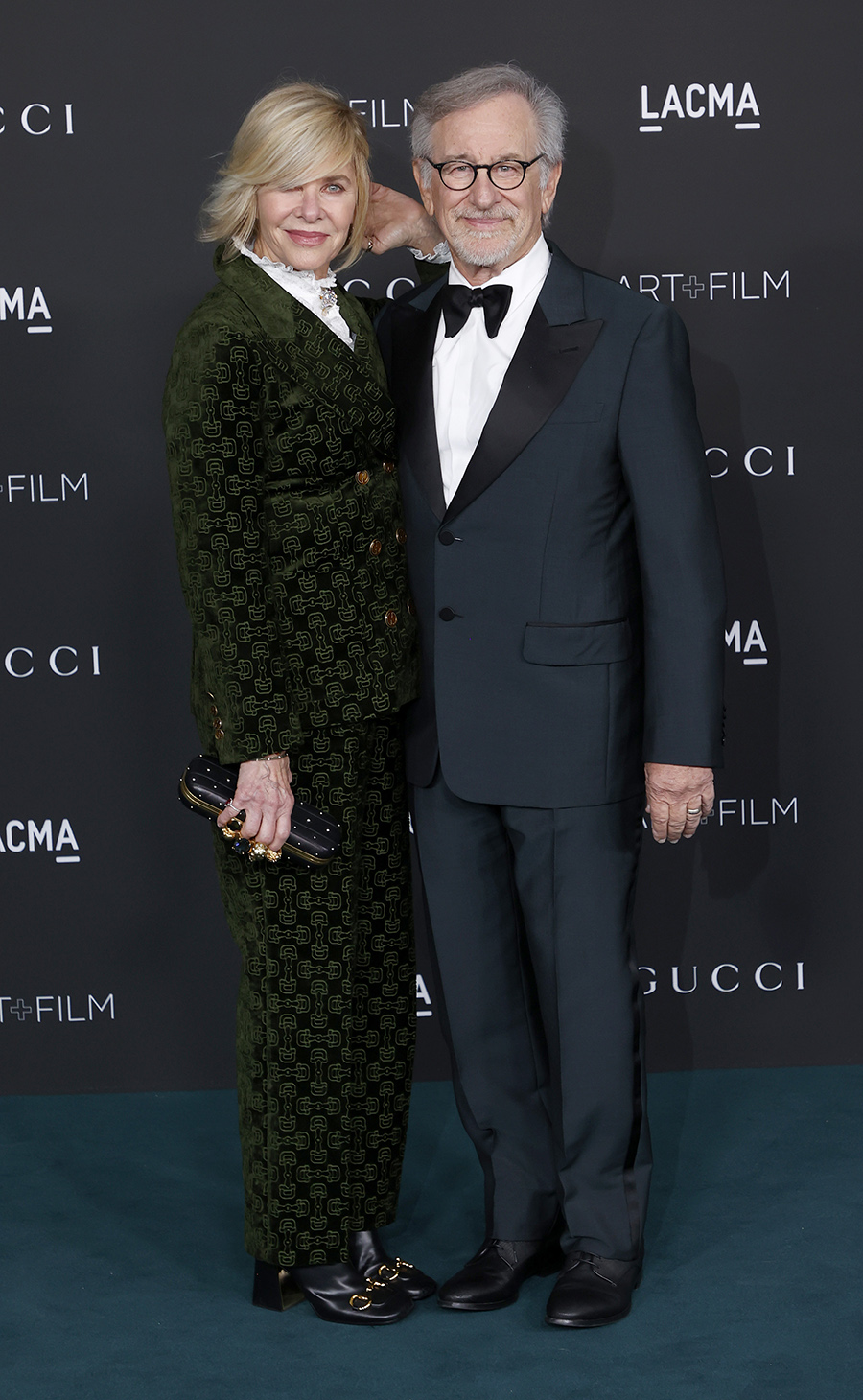 звезды платья наряды LACMA Art + Film 2021 Стивен Спилберг жена Кейт Кэпшоу