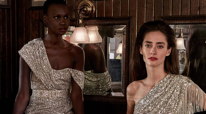 в чем встречать новый год 2022 год синего водного тигра вечернее нарядное платье