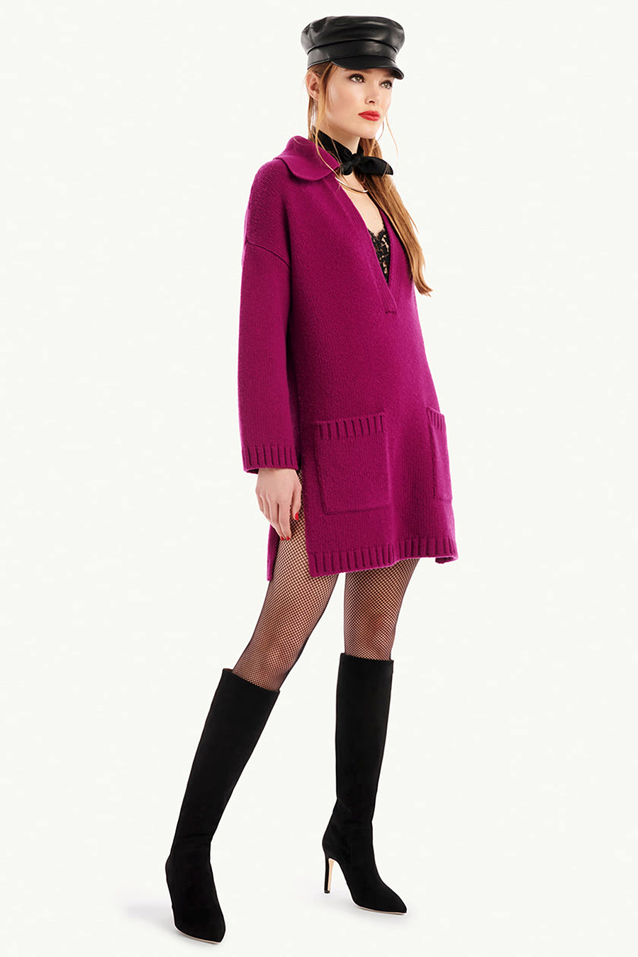 модное платье свитер вязаное трикотажное зима 2021 2022