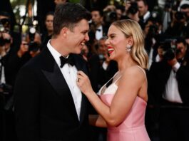 Рідкісні кадри: Скарлетт Йоганссон з третім чоловіком сяють від щастя в Каннах (ФОТО) скарлетт йоханнсон чоловік третій колін жост каннський кінофестиваль 2023